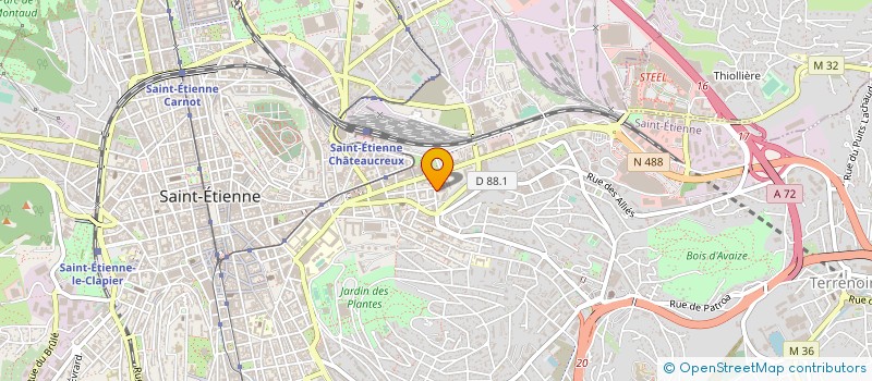 localisation de l'entreprise AAG FOOD INTERNATIONAL  SAINT-ETIENNE