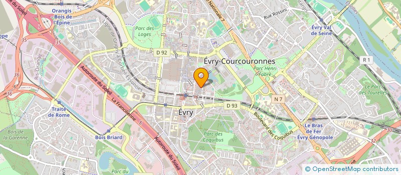 localisation de l'entreprise AAG INVESTIGATION à EVRY-COURCOURONNES