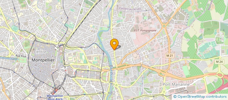 localisation de l'entreprise AAGC GESTELIA à MONTPELLIER
