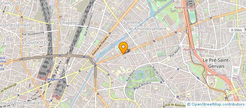 localisation de l'entreprise AAGE à PARIS