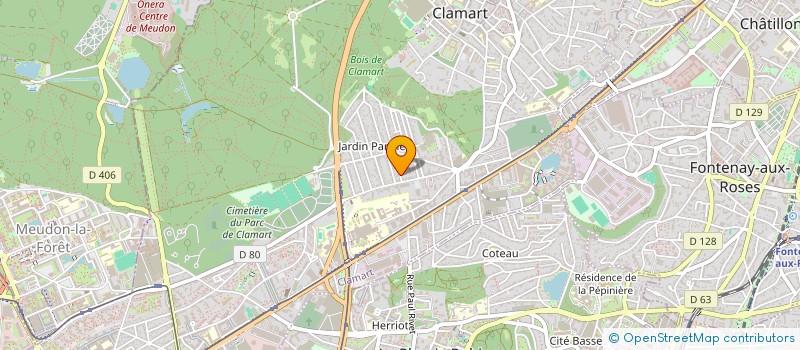 localisation de l'entreprise AAGEX  CLAMART