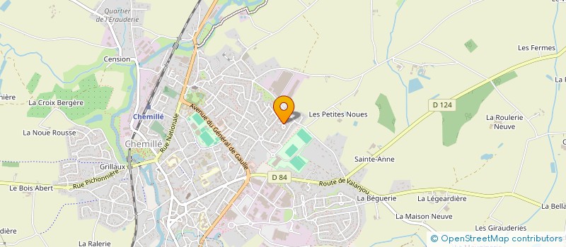 localisation de l'entreprise AAHMA-COLIBRIS DES MAUGES à CHEMILLE-EN-ANJOU