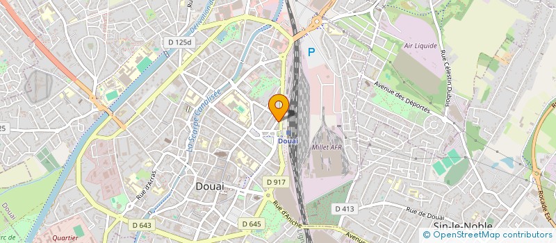 localisation de l'entreprise AAI AGENCE AVENIR IMMOBILIER à DOUAI
