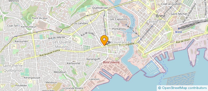 localisation de l'entreprise AAJ à BREST