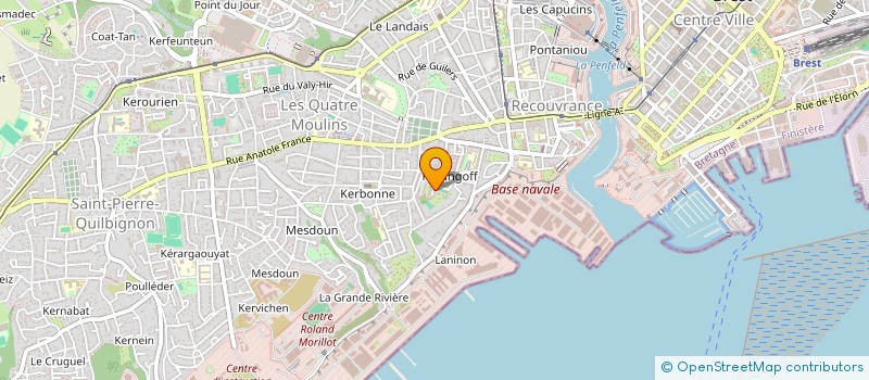 localisation de l'entreprise AAJDB (ASSOCIATION AMICAL DES JEUNES DJIBOUTIEN/BRESTOIS) à BREST