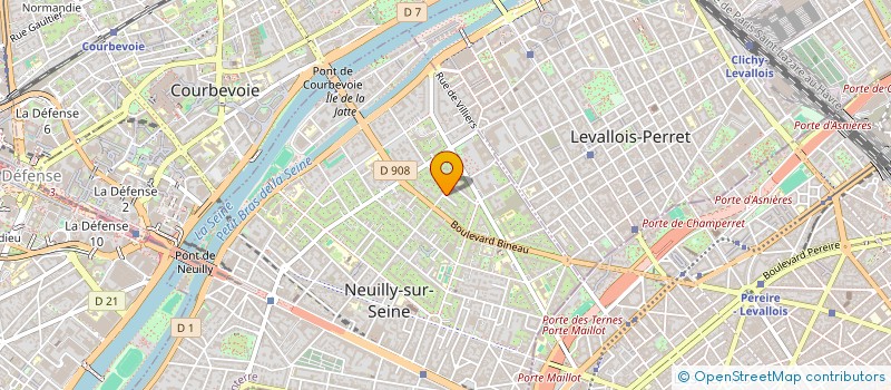 localisation de l'entreprise AAJJJ CONSULTANT à NEUILLY-SUR-SEINE