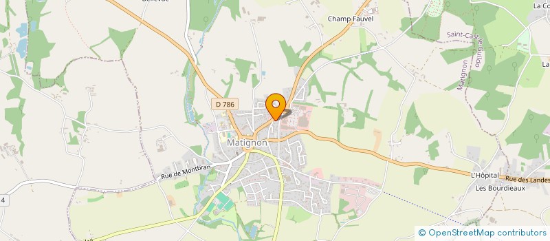 localisation de l'entreprise AAJM 28  MATIGNON