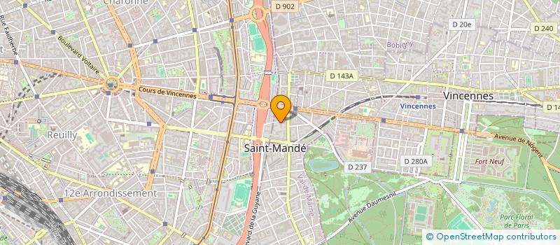 localisation de l'entreprise AAK 5780 à SAINT-MANDE