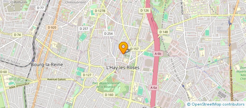 localisation de l'entreprise AAK IMMO  L'HAY-LES-ROSES