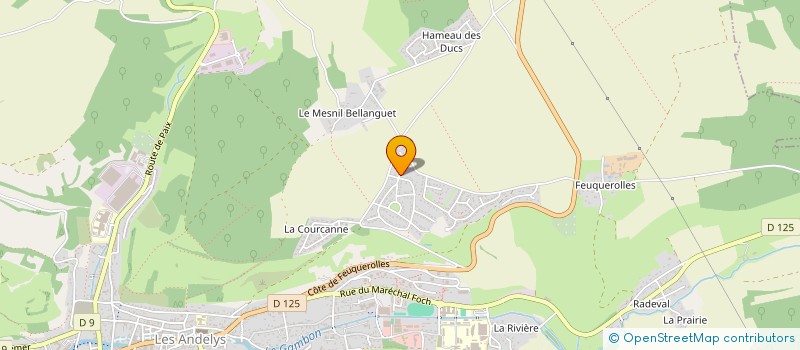 localisation de l'entreprise AAKEFON à LES ANDELYS