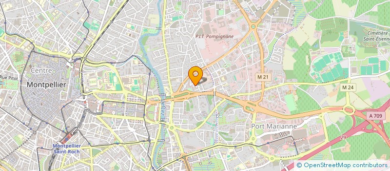 localisation de l'entreprise AAKHIRA TAXI à MONTPELLIER