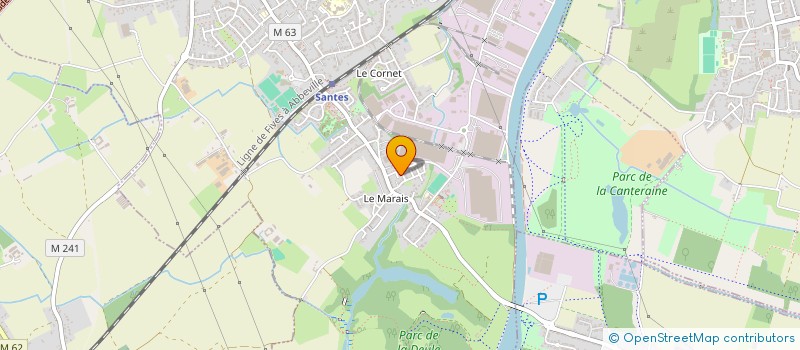 localisation de l'entreprise AAL  SANTES