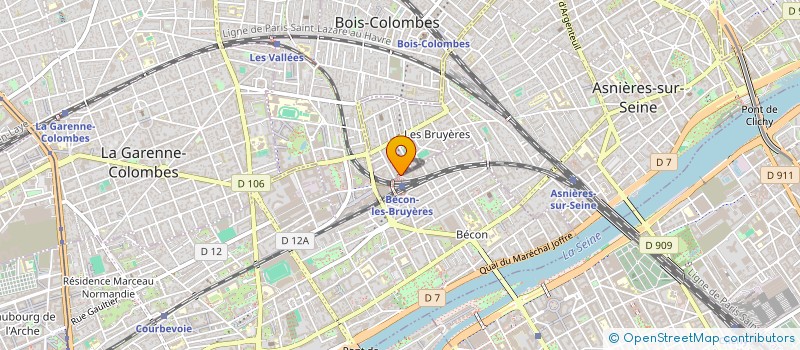 localisation de l'entreprise AAL à ASNIERES-SUR-SEINE