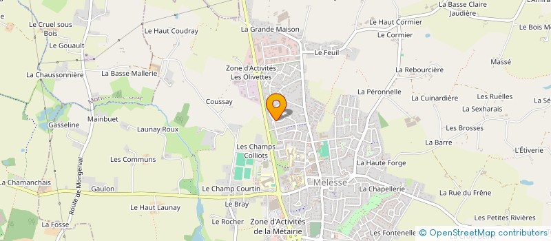 localisation de l'entreprise AAL  MELESSE