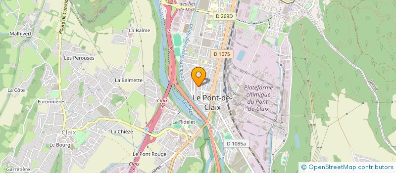 localisation de l'entreprise AALB  LE PONT-DE-CLAIX