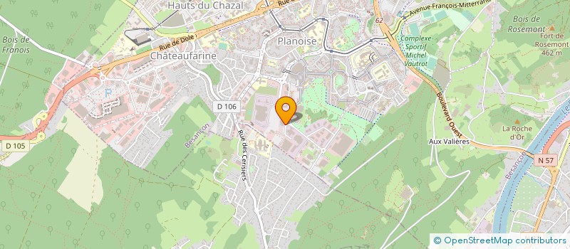 localisation de l'entreprise AALBERTS SURFACE TECHNOLOGIES SAS à BESANCON