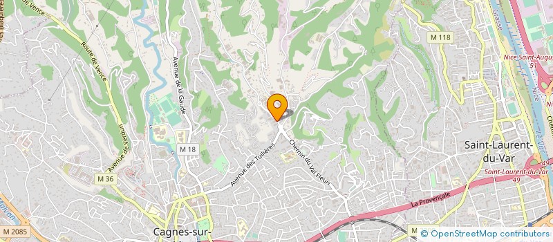 localisation de l'entreprise AALE ELECTRICITE à CAGNES-SUR-MER