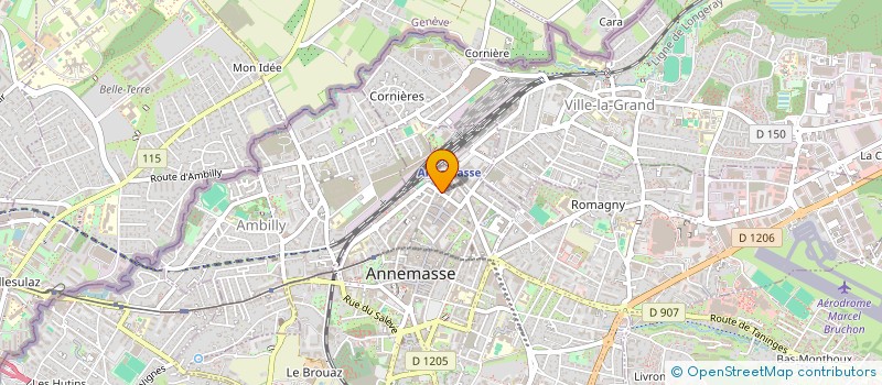 localisation de l'entreprise AALIYAZA  ANNEMASSE