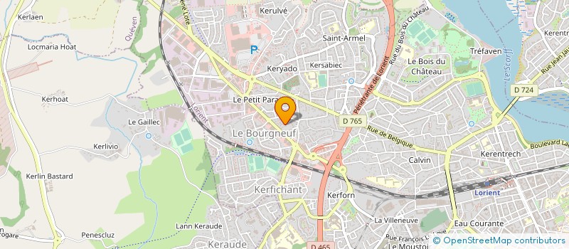 localisation de l'entreprise AALLANO COUVERTURE à LORIENT