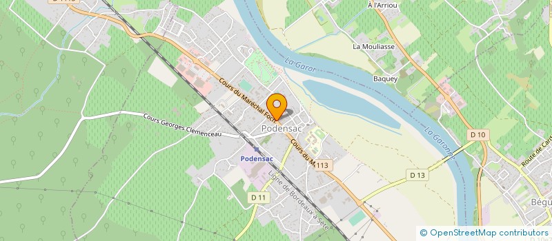 localisation de l'entreprise AALM à PODENSAC