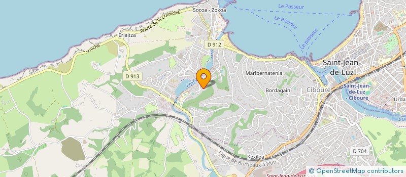 localisation de l'entreprise AALP.ATABLE  CIBOURE