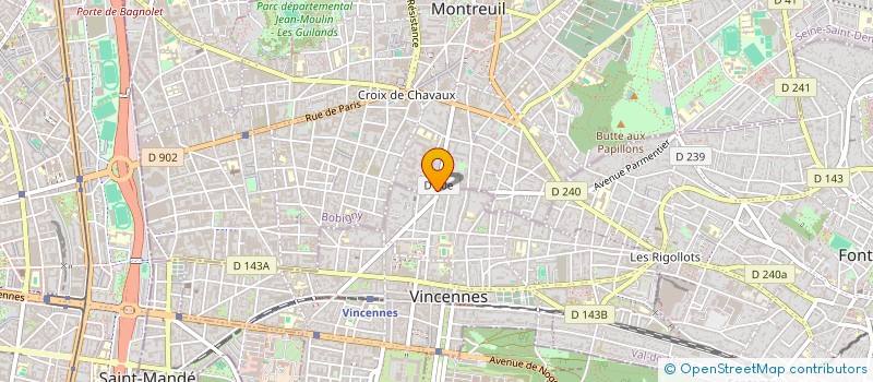 localisation de l'entreprise AALP SERVICES à VINCENNES