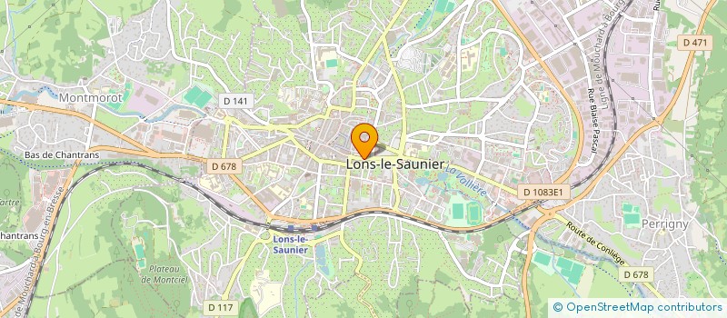 localisation de l'entreprise AALPE  LONS-LE-SAUNIER