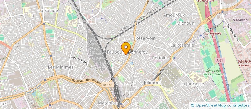 localisation de l'entreprise AALS à TOULOUSE