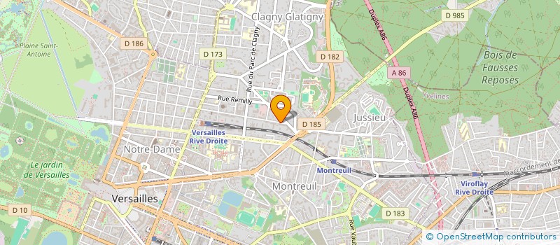localisation de l'entreprise AALTO à VERSAILLES