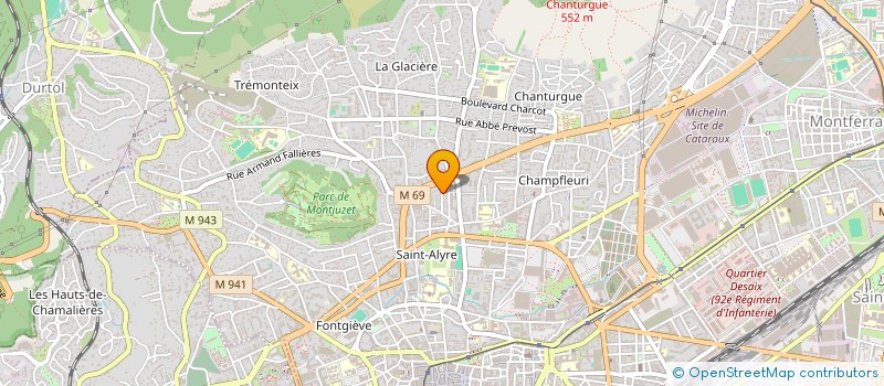 localisation de l'entreprise AALTO  CLERMONT-FERRAND