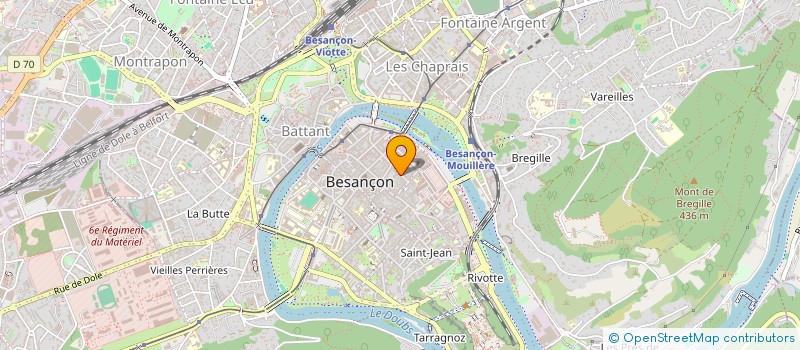 localisation de l'entreprise AALTO VERDE  BESANCON