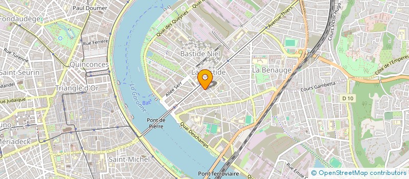 localisation de l'entreprise AAM  BORDEAUX