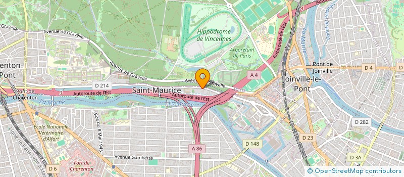 localisation de l'entreprise AAM INVEST à SAINT-MAURICE