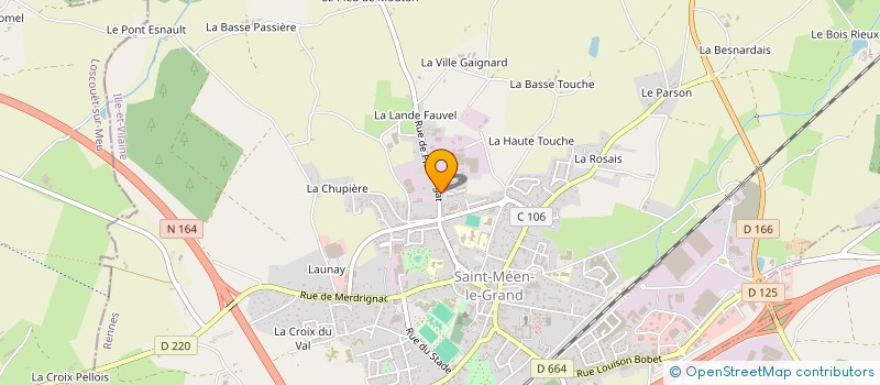 localisation de l'entreprise AAMA AGRO PRODUITS à SAINT-MEEN-LE-GRAND