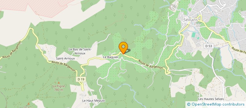 localisation de l'entreprise AAMAND  SEILLANS