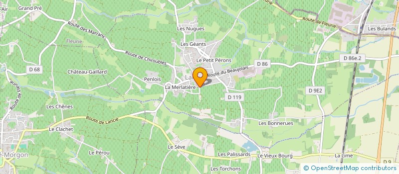 localisation de l'entreprise AAMARIGE GEOMETRE-EXPERT à LANCIE