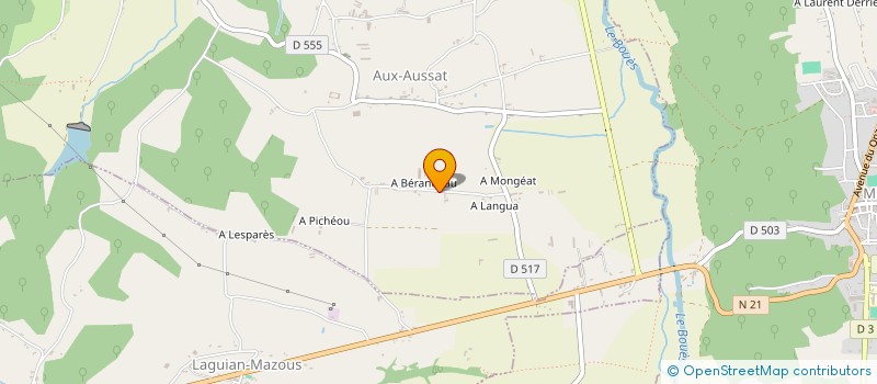 localisation de l'entreprise AAMB  LAAS