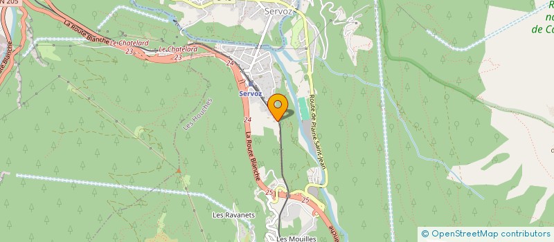 localisation de l'entreprise AAMBLARD  LES HOUCHES