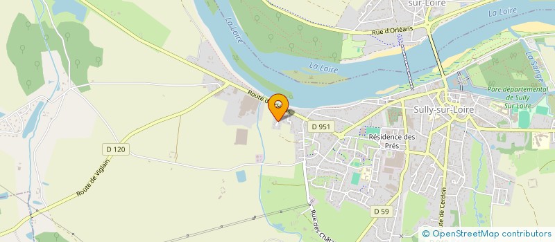 localisation de l'entreprise AAMDM à SULLY-SUR-LOIRE