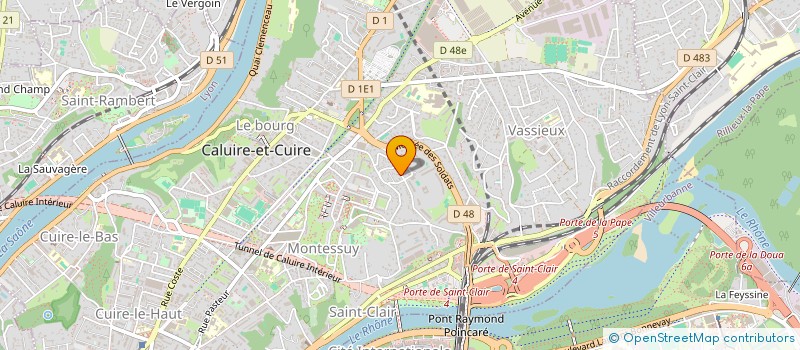 localisation de l'entreprise AAMG 2  CALUIRE-ET-CUIRE