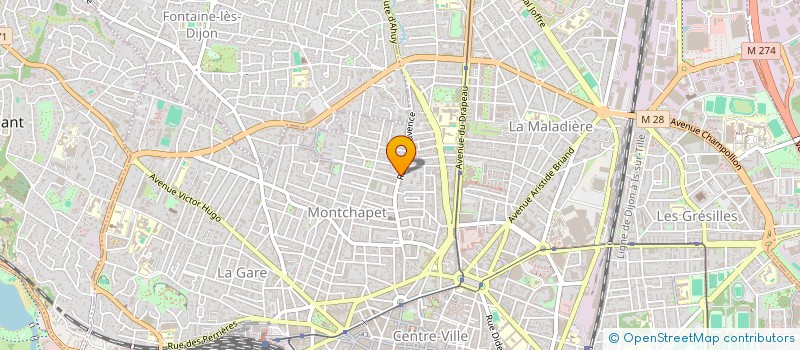 localisation de l'entreprise AAMI à DIJON