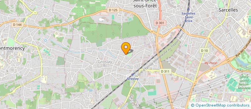 localisation de l'entreprise AAML à GROSLAY