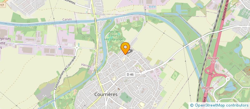 localisation de l'entreprise AAMRI  COURRIERES