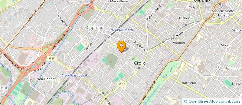 localisation de l'entreprise AANUA  CROIX