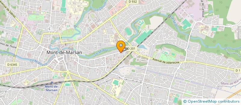 localisation de l'entreprise AAP  MONT-DE-MARSAN