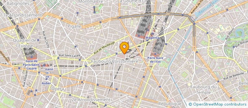 localisation de l'entreprise AAP à PARIS