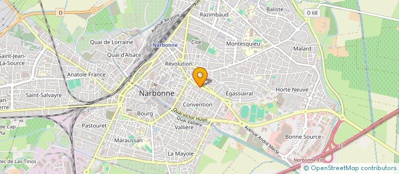 localisation de l'entreprise AAP  NARBONNE