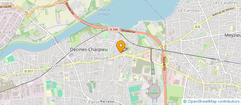 localisation de l'entreprise AAP à DECINES-CHARPIEU