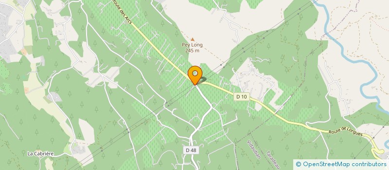 localisation de l'entreprise AAP BRIQUET  LORGUES