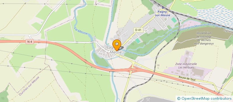localisation de l'entreprise AAPPMA D'OURCHES/FOUG/SUD MEUSIENNE à OURCHES-SUR-MEUSE